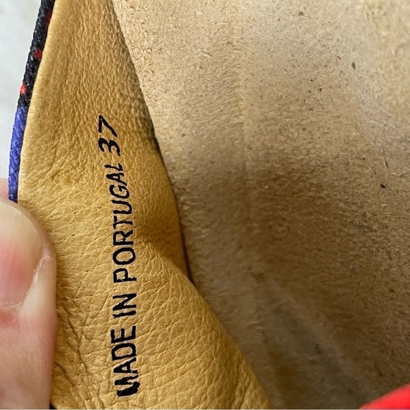 Gudrun Sjoden sandals slides fruit print sz EU 37 or 7 cork bottom Swedish - Picture 6 of 7